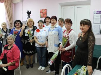Веселый  праздник к Международному женскому дню в Центре социального обслуживания граждан пожилого возраста и инвалидов «Берег»