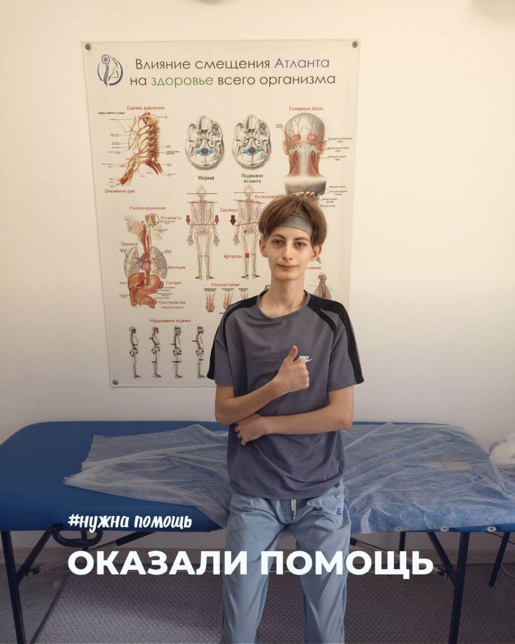 Оказали помощь Коле