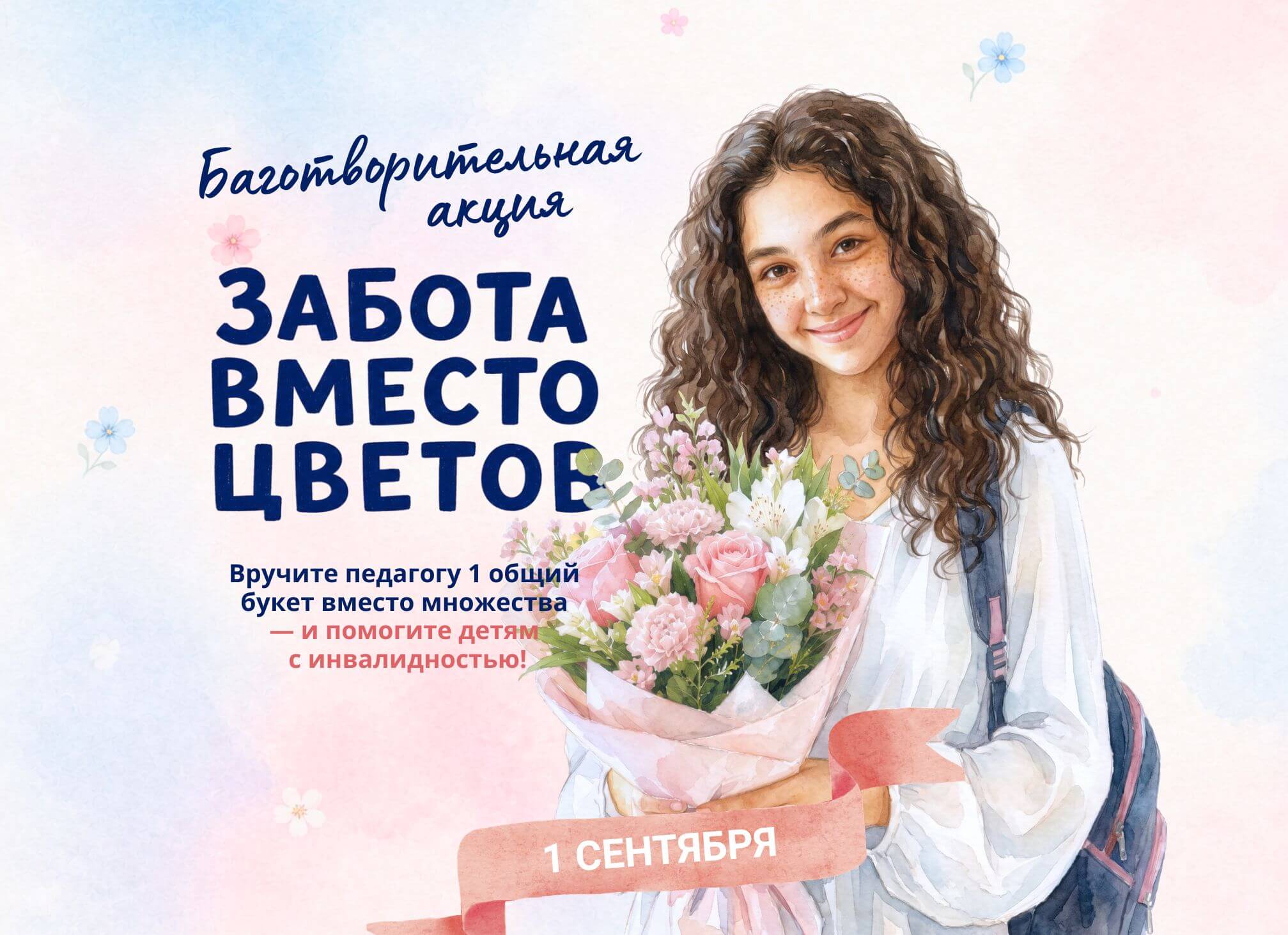 АКЦИЯ &laquo;ЗАБОТА ВМЕСТО ЦВЕТОВ&raquo; СТАРТОВАЛА!