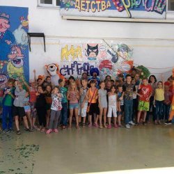 14 сентября 2015: Детский праздник для детей-инвалидов, санаторий "Смена" п. Сукко